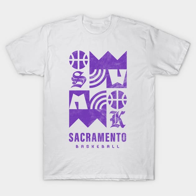 Sacramento Kings Basketball Fans Gift T-Shirt by BooTeeQue